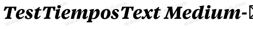 TestTiemposText Medium字体转换